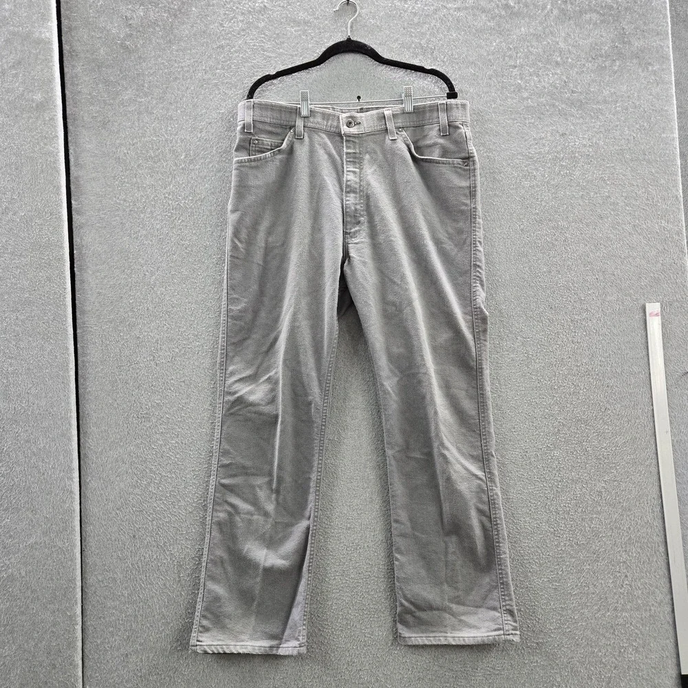 VINTAGE Levi's Action Jeans Men Jeans 38X30 Gray Denim 90s Brown Tab‎ 29